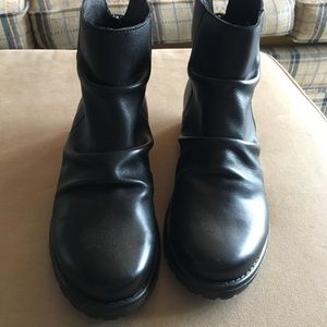 Steve Madden New Black Leather Booties Size 10